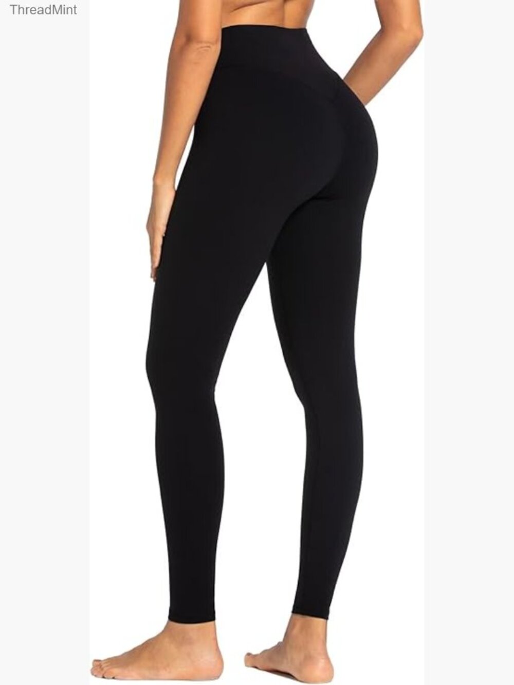High Waist Tummy Control Compression Workout Leggings, No Front Seam, Yoga Pants